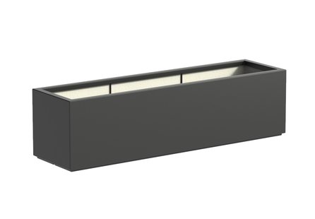 Polyester plantenbak CARREZ 150x40x40cm.