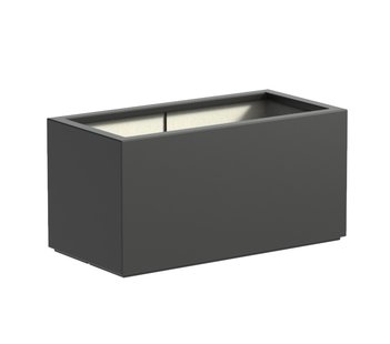 Polyester plantenbak CARREZ 100x50x50cm.