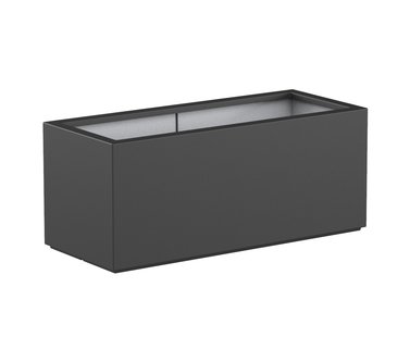 Polyester plantenbak CARREZ 120x50x50cm.