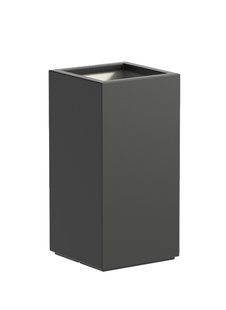 Polyester plantenbak CARREZ 40x40x80cm.