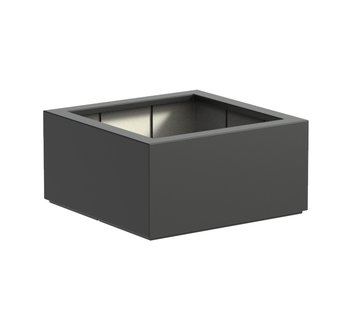 Polyester plantenbak CARREZ 80x80x40cm.