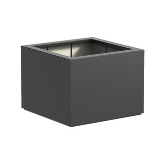 Polyester plantenbak CARREZ 80x80x60cm.