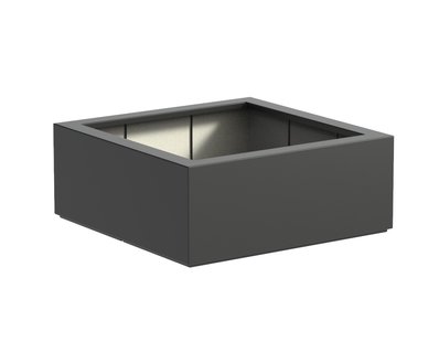 Polyester plantenbak CARREZ 100x100x40cm.