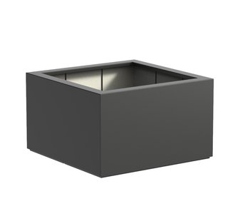 Polyester plantenbak CARREZ 100x100x60cm.