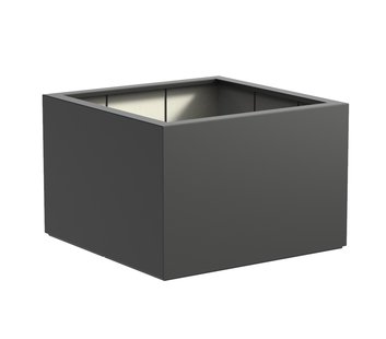 Polyester plantenbak CARREZ 120x120x80cm.
