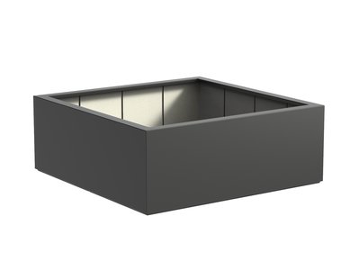 Polyester plantenbak CARREZ 160x160x60cm.