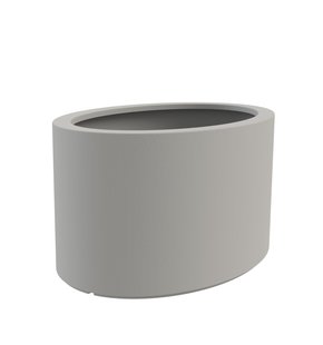 Polyester plantenbak Ellipse 115x80x60cm.