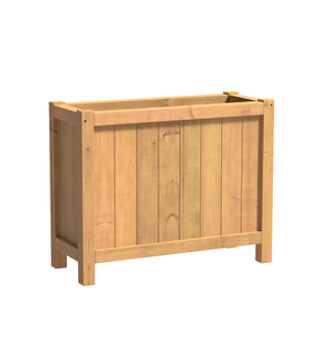 Hardhouten plantenbak Valencia 100x40x80cm.