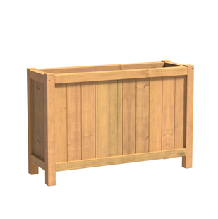 Hardhouten plantenbak Valencia 120x40x80cm.
