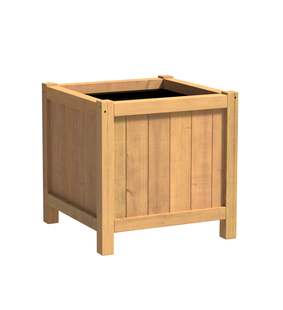 Hardhouten plantenbak Valencia 70x70x70cm.