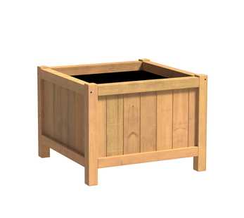 Hardhouten plantenbak Valencia 80x80x60cm. Hardhouten plantenbak Valencia 80x80x60cm.