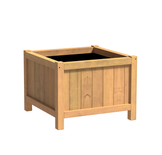 Hardhouten plantenbak Valencia 80x80x80cm.