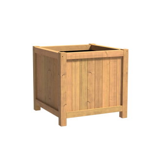 Hardhouten plantenbak Valencia 100x100x95cm.
