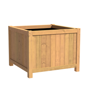 Hardhouten plantenbak Valencia 120x120x95cm.