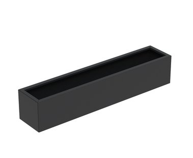 Aluminium plantenbak CARREZ 200x40x40cm.