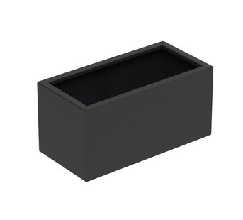Aluminium plantenbak CARREZ 120x50x50cm.