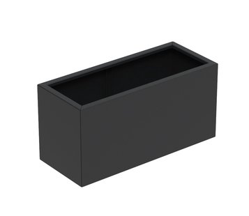 Aluminium plantenbak CARREZ 120x50x60cm.