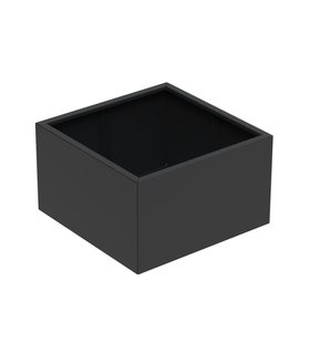 Aluminium plantenbak CARREZ 100x100x60cm.