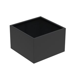 Aluminium plantenbak CARREZ 120x120x80cm.