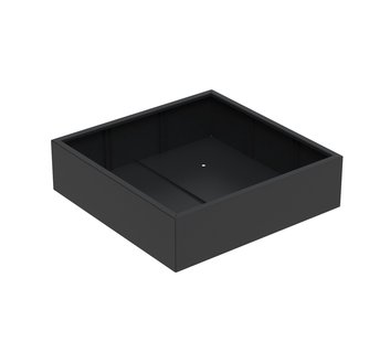 Aluminium plantenbak CARREZ 140x140x40cm.