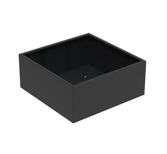 Aluminium plantenbak CARREZ 140x140x60cm.