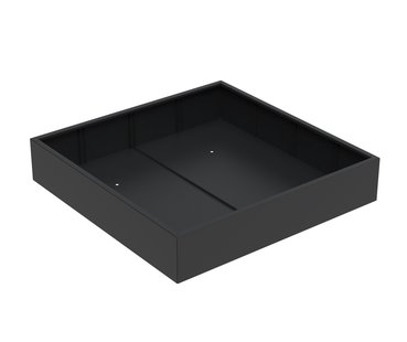 Aluminium plantenbak CARREZ 200x200x40cm.
