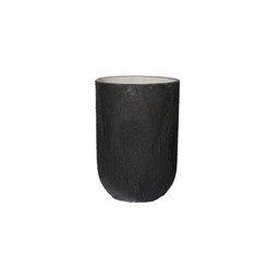 Ficonstone bloempot Cody high Burned black 28x40cm. op=op