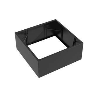 Aluminium plantenbak CARREZ zonder bodem 140x1400x60cm.