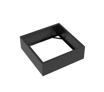 Aluminium plantenbak CARREZ zonder bodem 120x120x40cm.