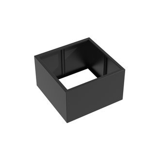 Aluminium plantenbak CARREZ zonder bodem 100x100x60cm.