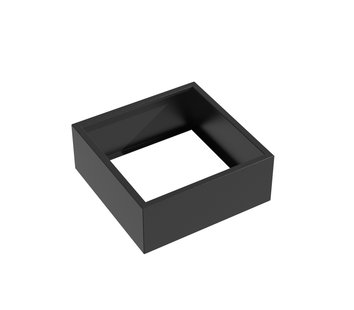 Aluminium plantenbak CARREZ zonder bodem 100x100x40cm.