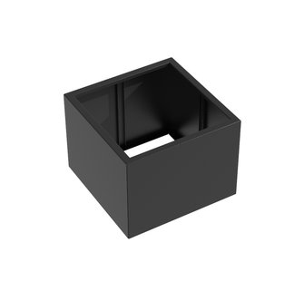 Aluminium plantenbak CARREZ zonder bodem 80x80x60cm.