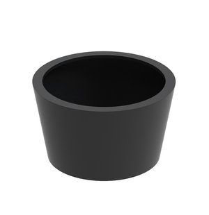 Aluminium plantenbak CONIC 100x60cm.