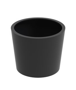 Aluminium plantenbak CONIC 120x100cm.
