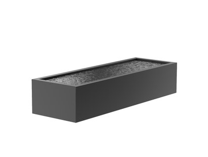 Aluminium vijverbak 300x100x60cm.