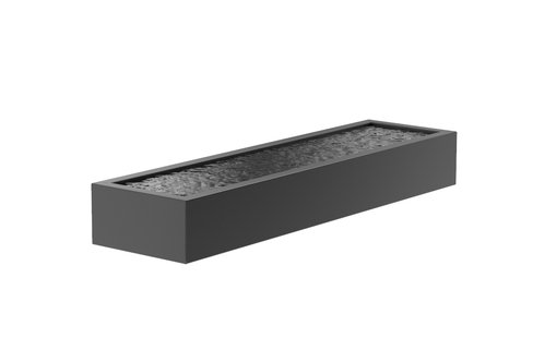 Aluminium vijverbak 300x80x40cm.