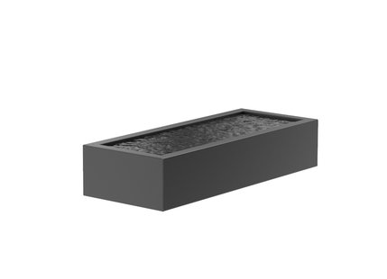 Aluminium vijverbak 200x80x40cm.