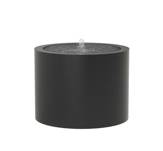 Watertafel Aluminium rond 100x75cm.