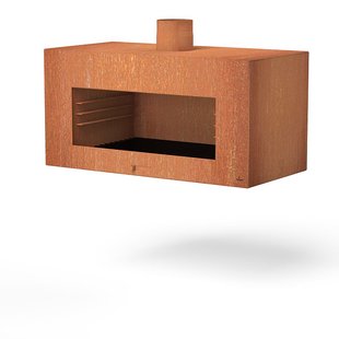 Tuinhaard Forno Enok Wandmodel Cortenstaal