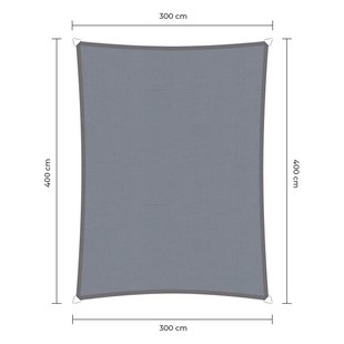 Sunfighter Waterproof Rechthoek grijs 3x4m.