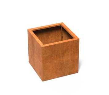 Cortenstaal plantenbak CARREZ Connect 60x60x60cm.