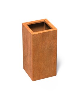 Cortenstaal plantenbak CARREZ Connect 40x40x80cm.
