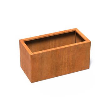 Cortenstaal plantenbak CARREZ Connect 100x50x50cm.