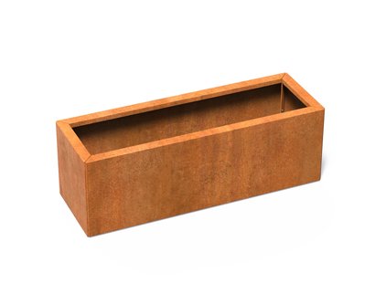 Cortenstaal plantenbak CARREZ Connect 120x40x40cm.
