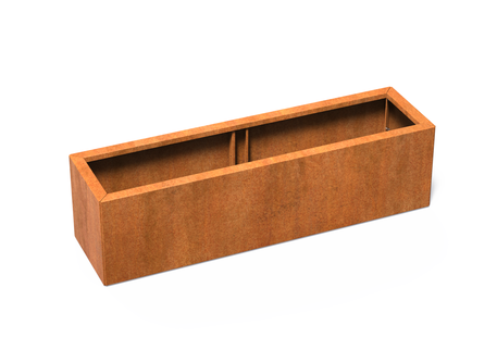 Cortenstaal plantenbak CARREZ Connect 150x40x40cm.