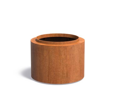 Cortenstaal plantenbak Topic 80x60cm.