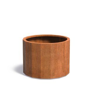 Cortenstaal plantenbak Boxer 80x60cm.