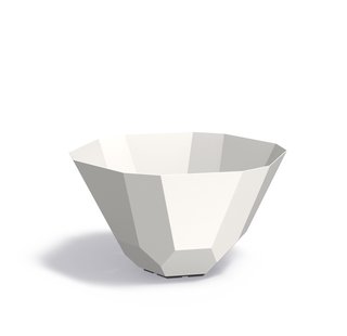 Aluminium plantenbak Facet 100x60cm.