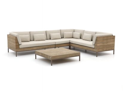 Apple Bee Long Island hoek loungeset 5-delig - Laagste prijsgarantie!