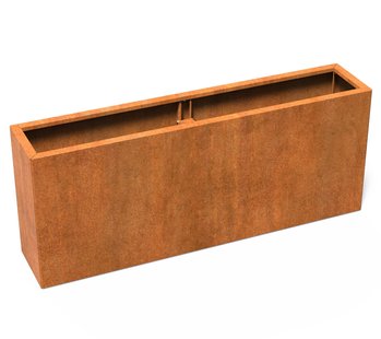 Cortenstaal plantenbak CARREZ Connect 200x40x80cm. Cortenstaal plantenbak CARREZ Connect 200x40x80cm.